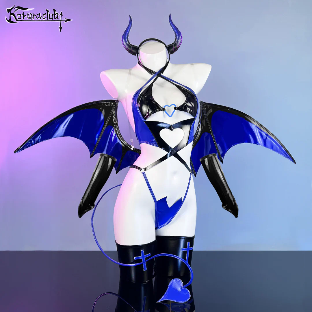 KORURACLUB-Pre-sale Cosplay Devil of Lust Succubus Lingerie (6-Piece Set) HA2893