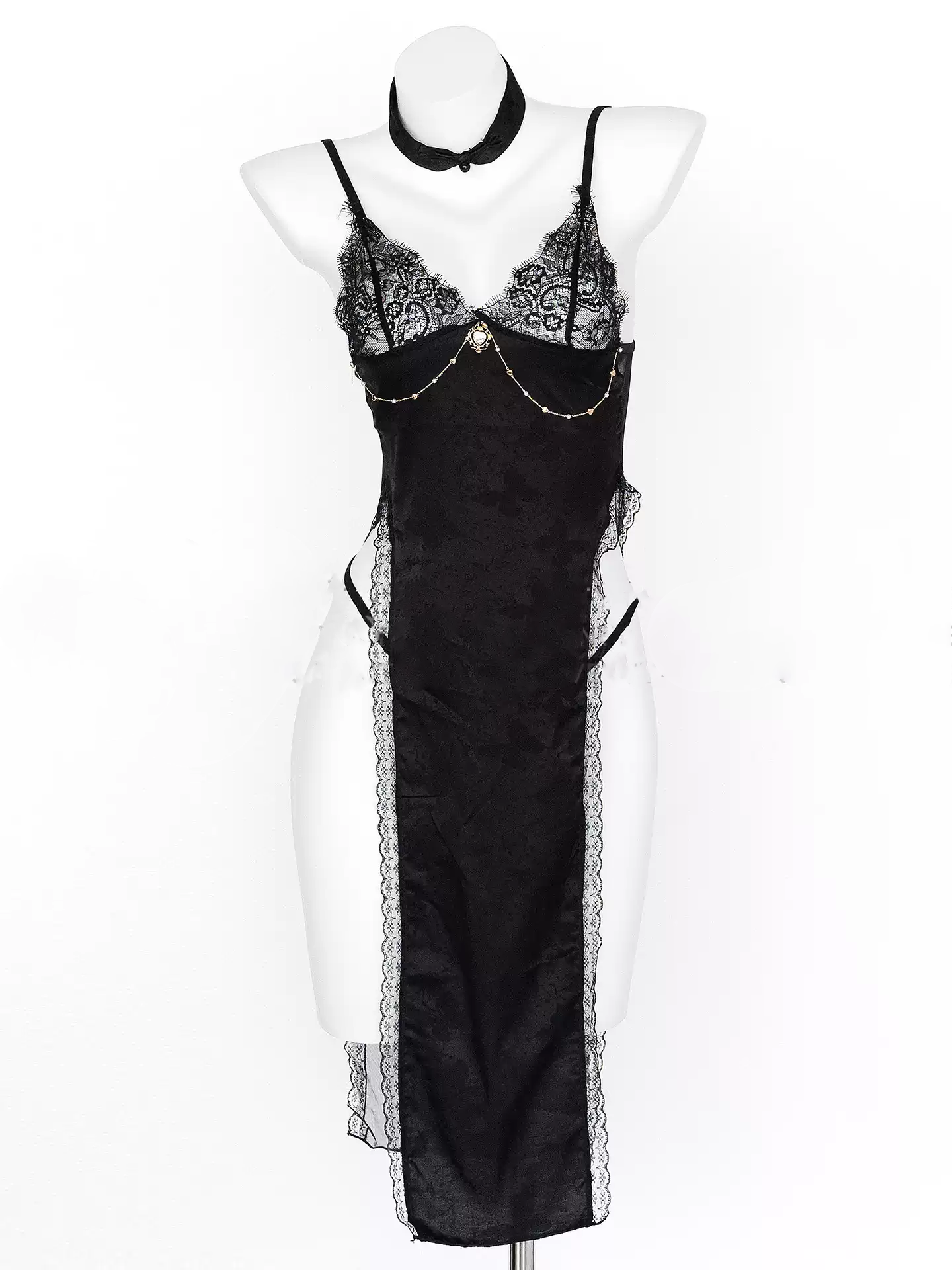 lace silk dress HA2960