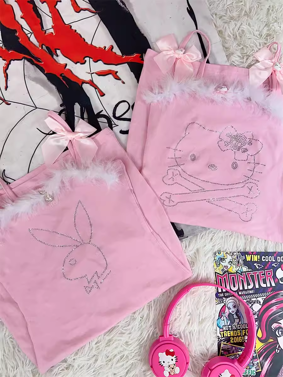 Y2K cute pink dress HA2322
