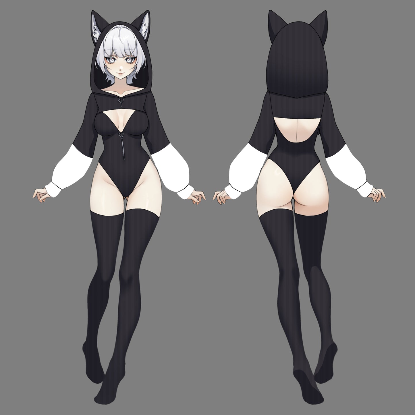 KORURACKUB-CUTE FOX BODYSUIT SR22