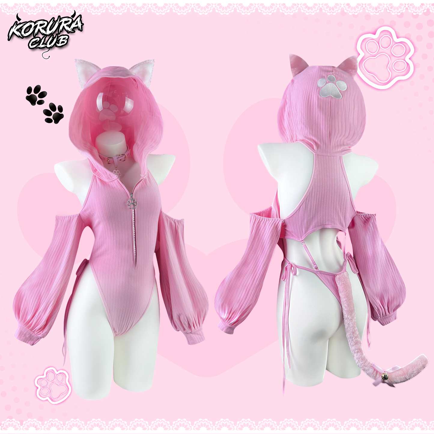 KORURACKUB-SHY NEKO BODYSUIT SR05