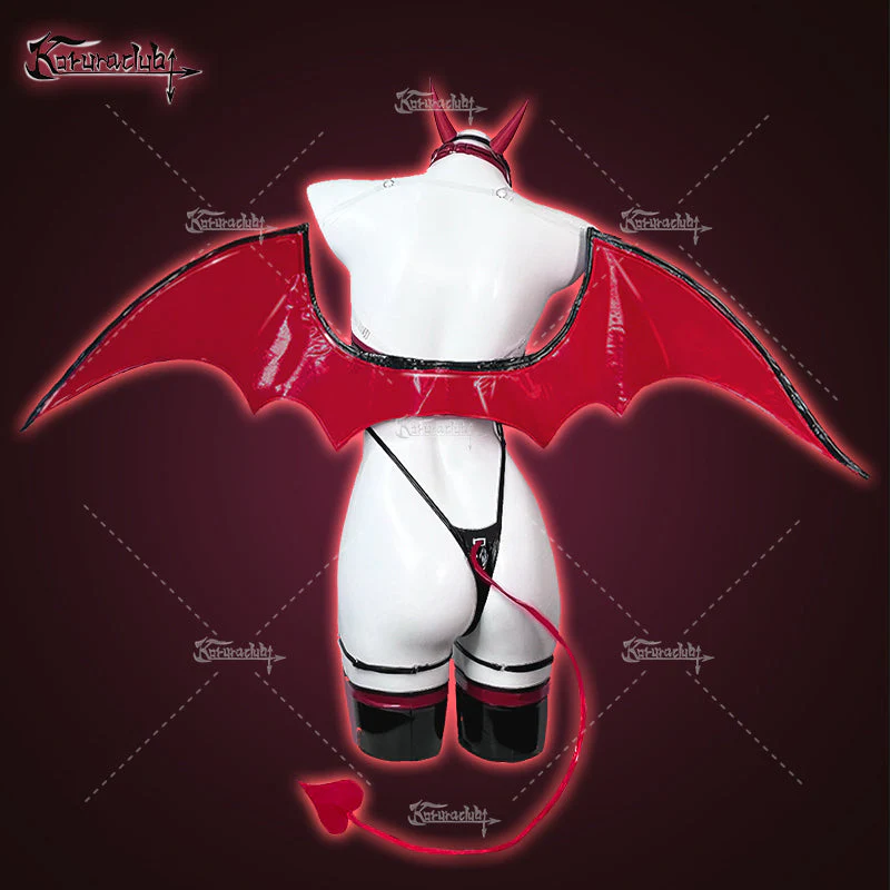 Cosplay Devil Nurse Succubus Lingerie(8-Piece Set)HA2892