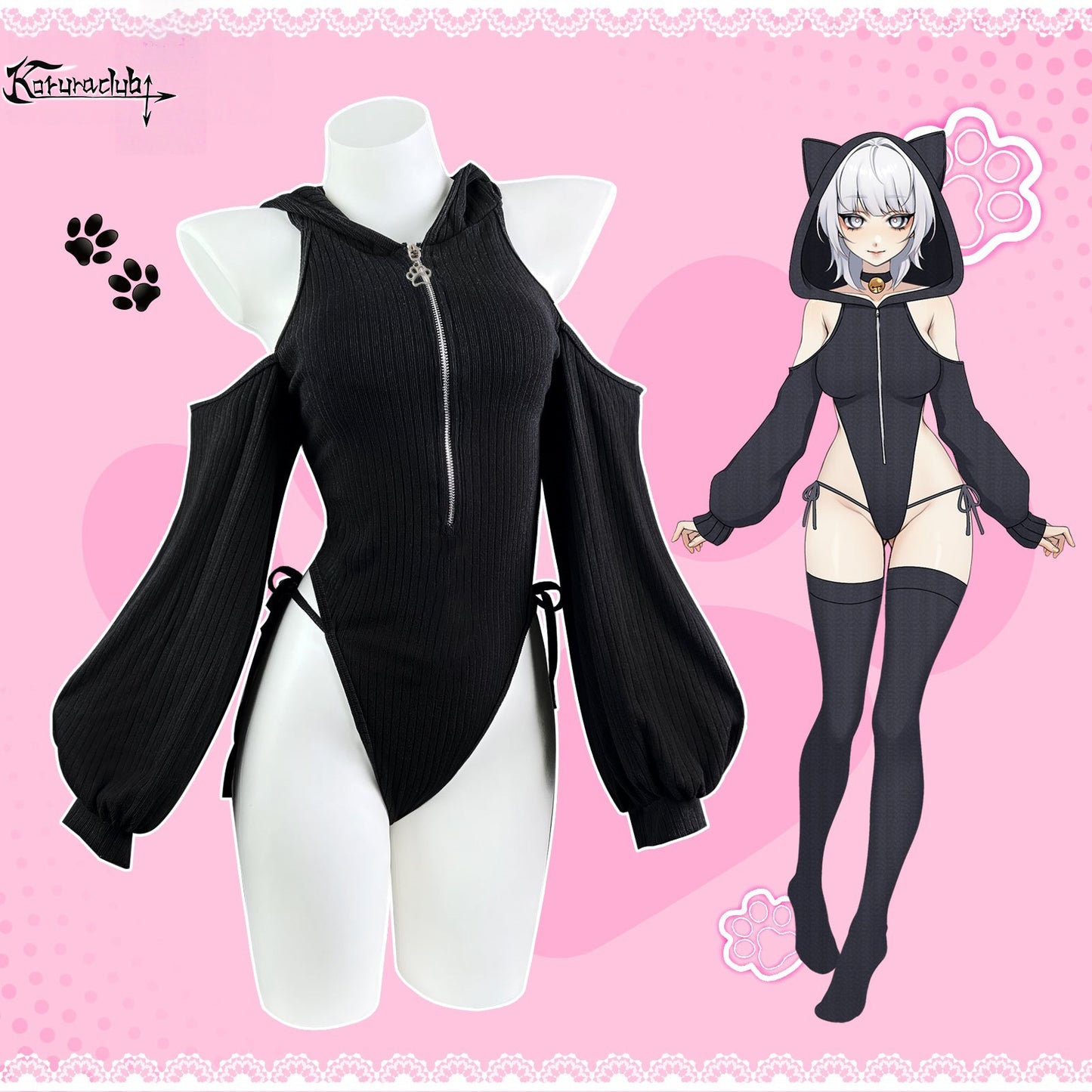 KORURACKUB-SHY NEKO BODYSUIT SR05