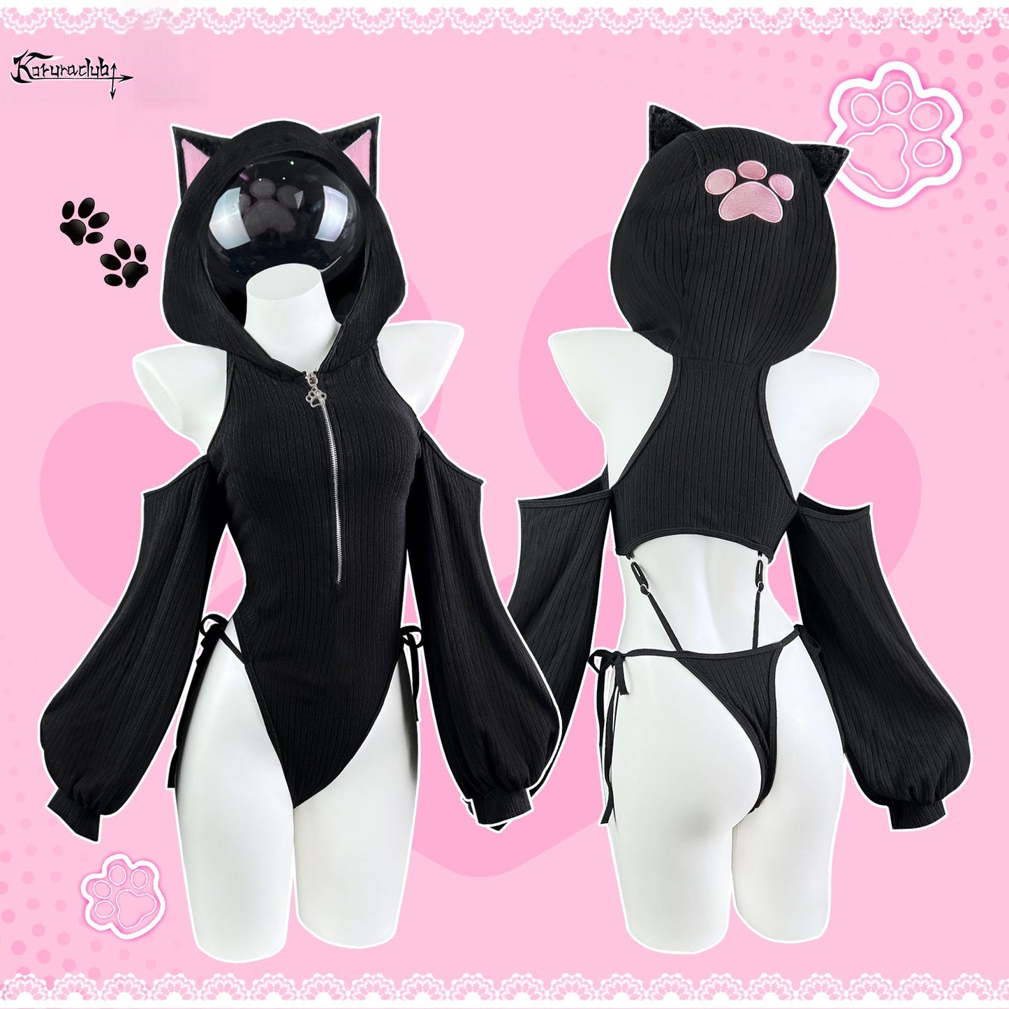 KORURACKUB-SHY NEKO BODYSUIT SR05