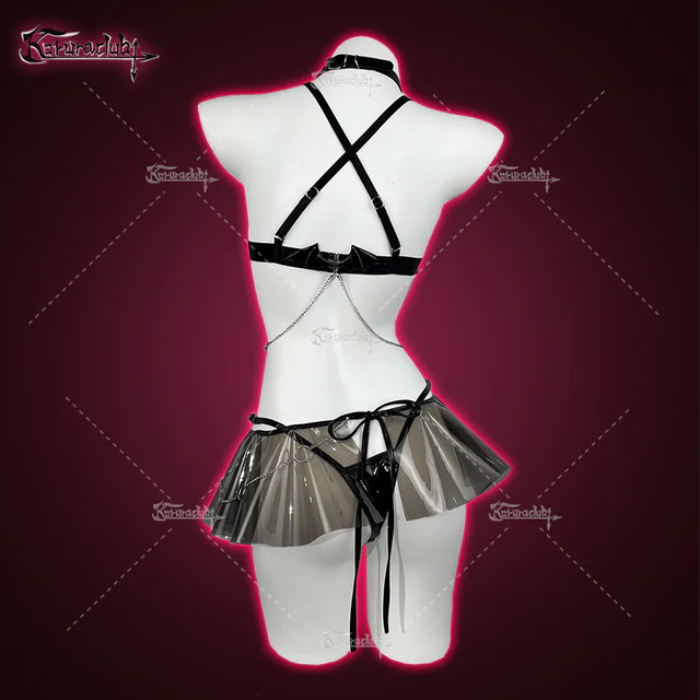 Cosplay Devil Dark Heart Lust Lingerie KO27 (6-Piece Set)