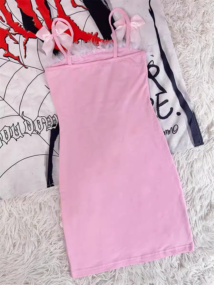 Y2K cute pink dress HA2322
