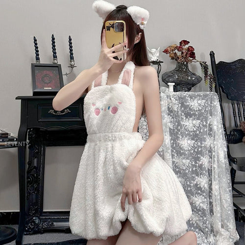 Cute rabbit plush dress HA2504