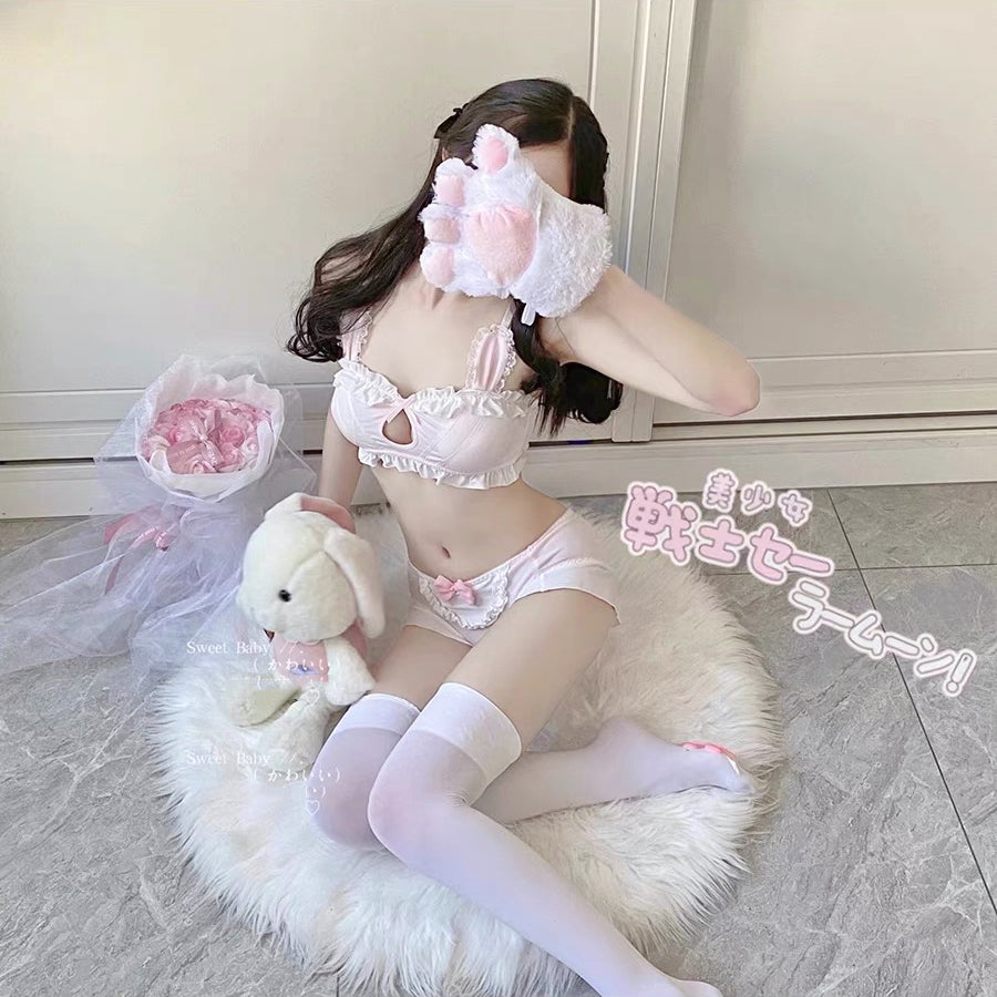 Cute bunny ears underwear set HA2215
