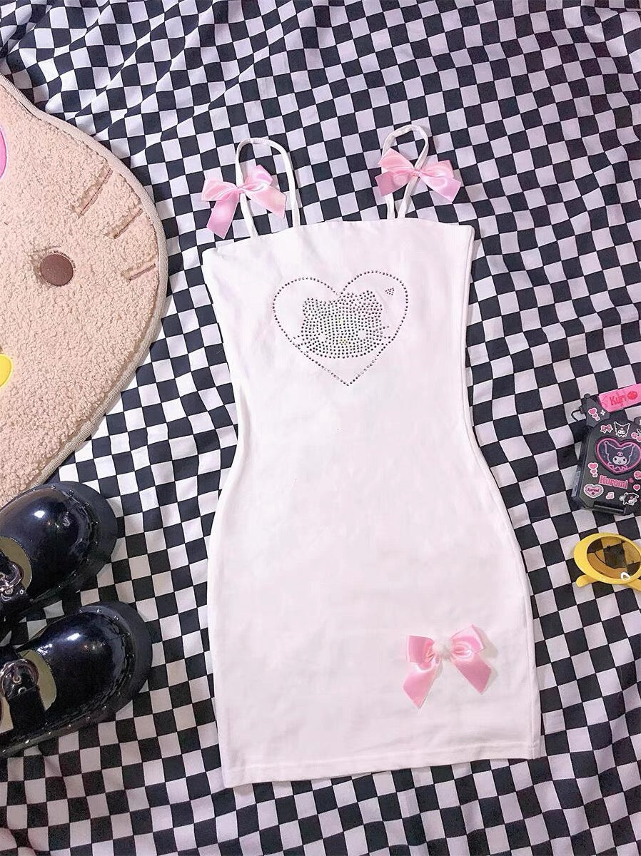 Bow strap dress HA2225
