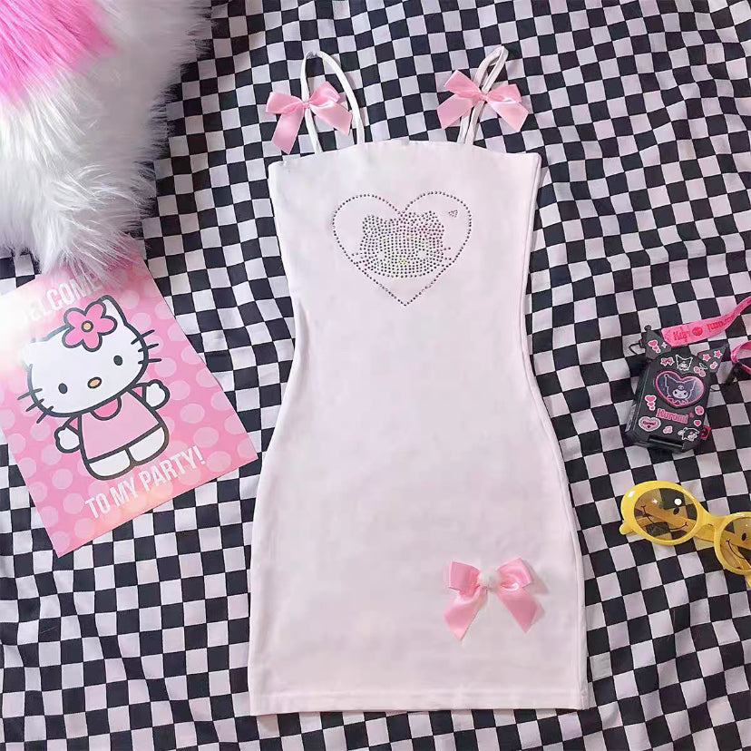 Bow strap dress HA2225