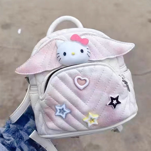 Cute KT Tie Dye Wings Backpack HA1825