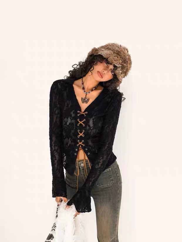 Vintage Lace Blouse HA29704