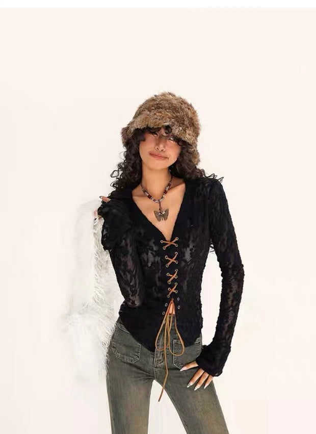 Vintage Lace Blouse HA29704