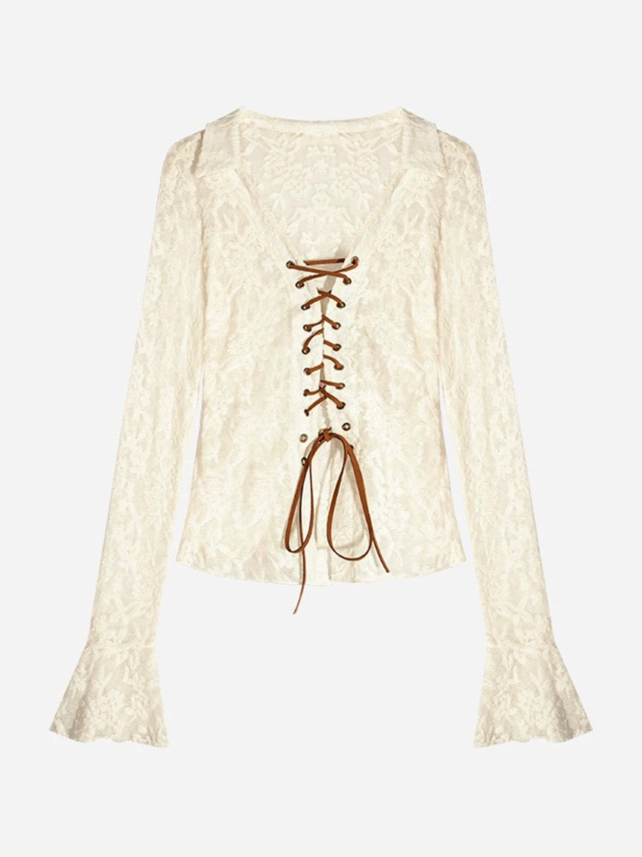 Vintage Lace Blouse HA29704