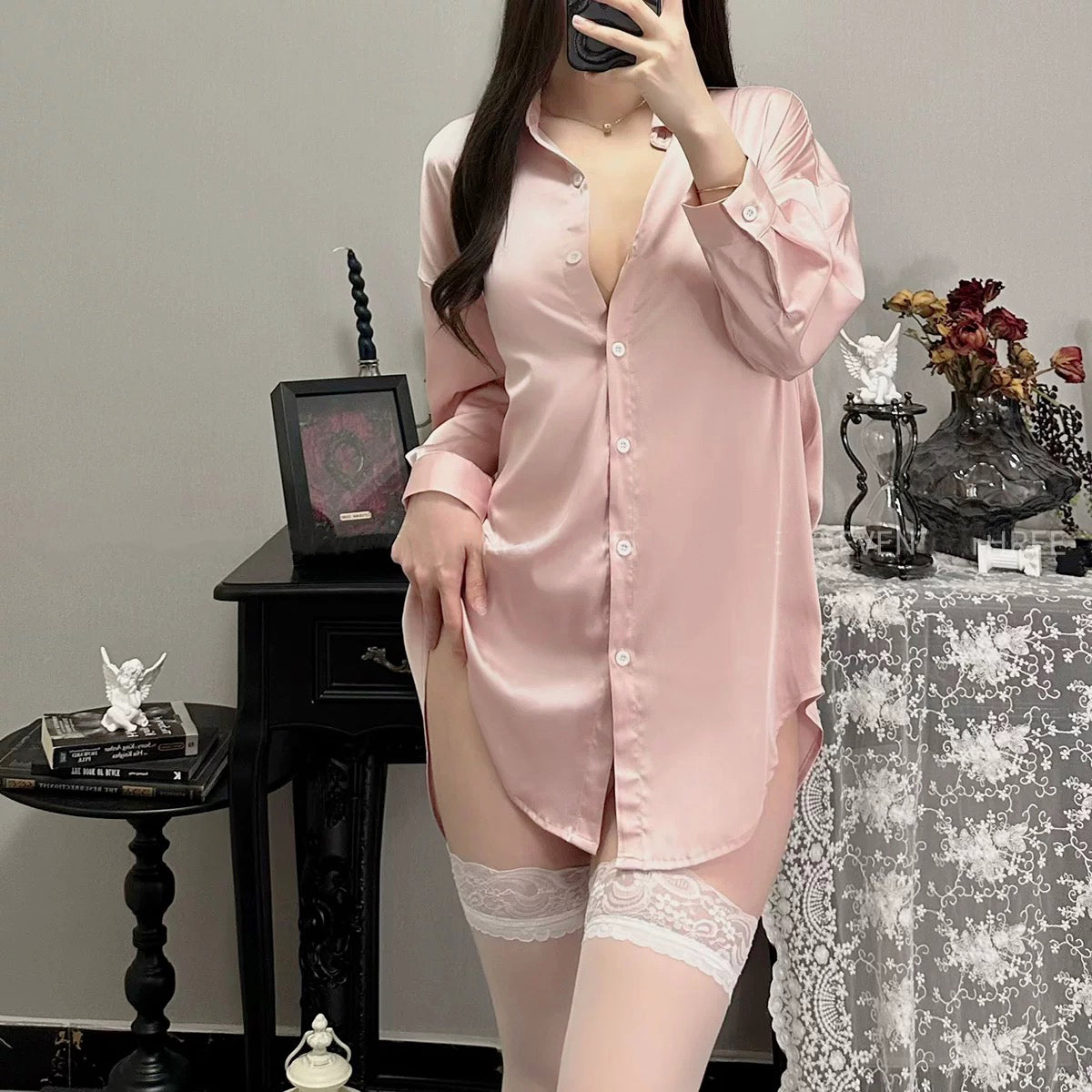 Ice silk sweet shirt HA2848