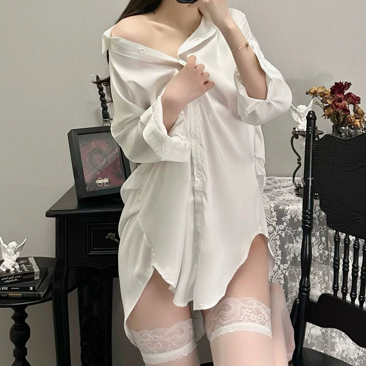 Ice silk sweet shirt HA2848