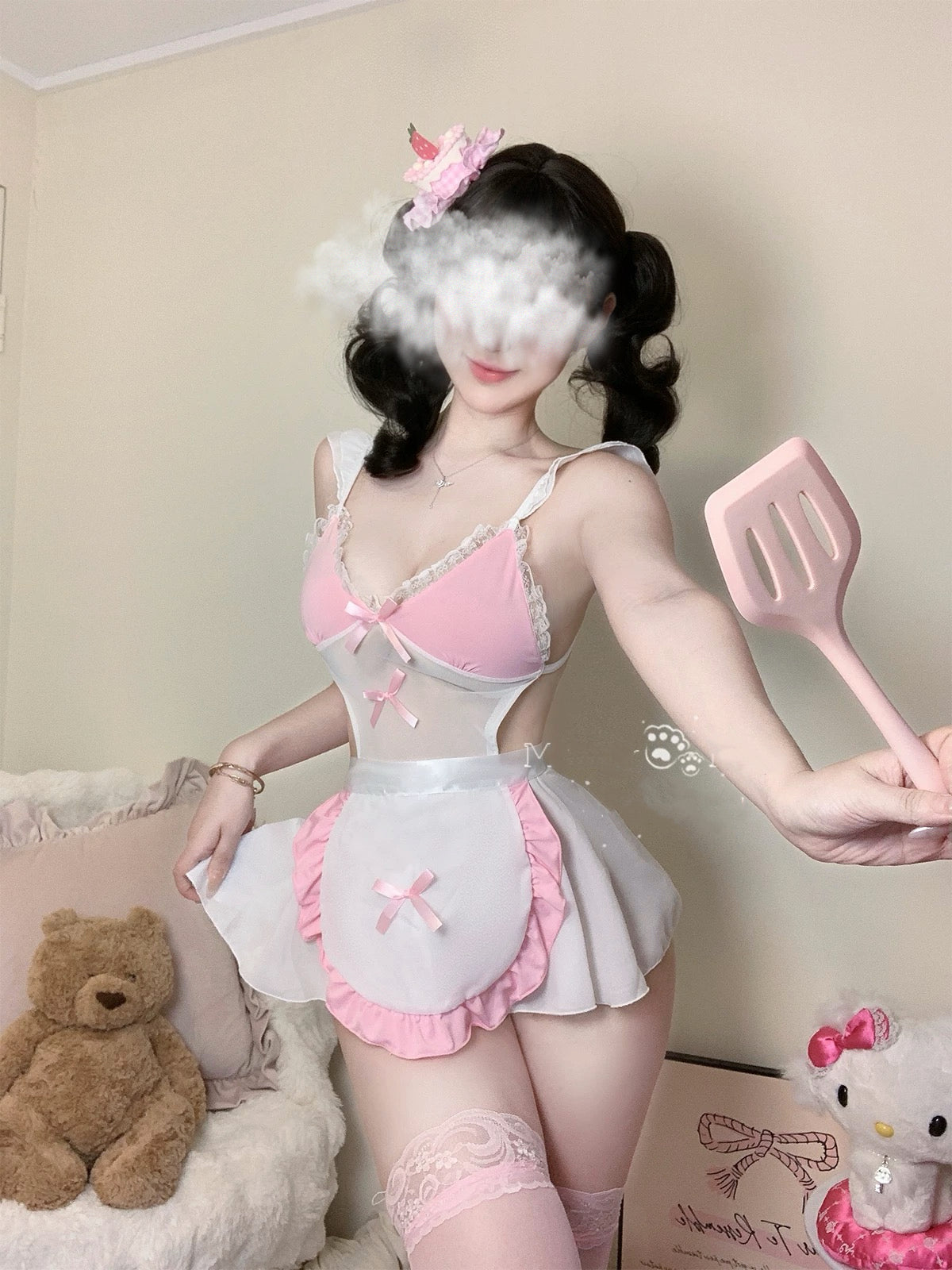 pink maid dress HA2957
