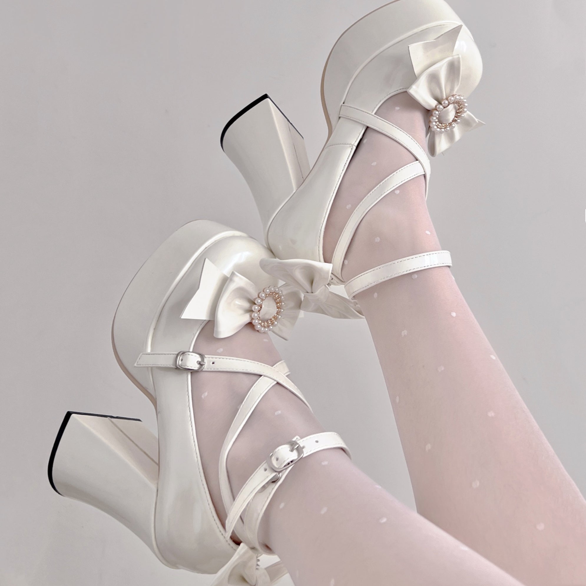 Sweet high-heeled strappy princess shoes   HA1917