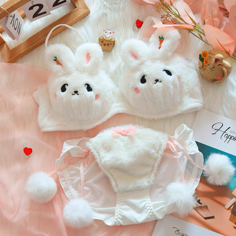 Plush bunny underwear set HA2268