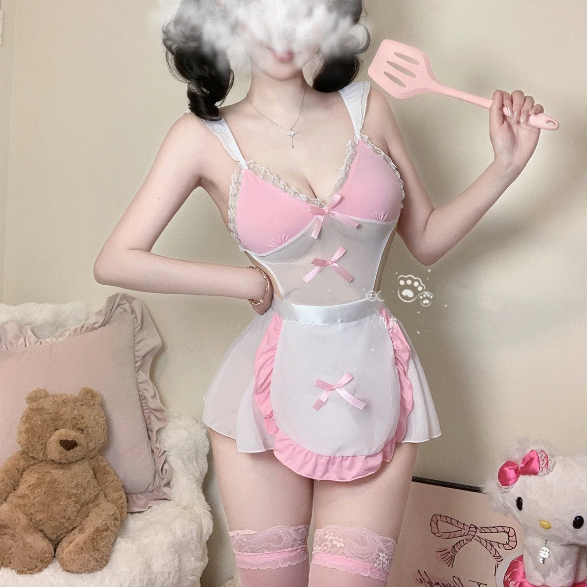 pink maid dress HA2957