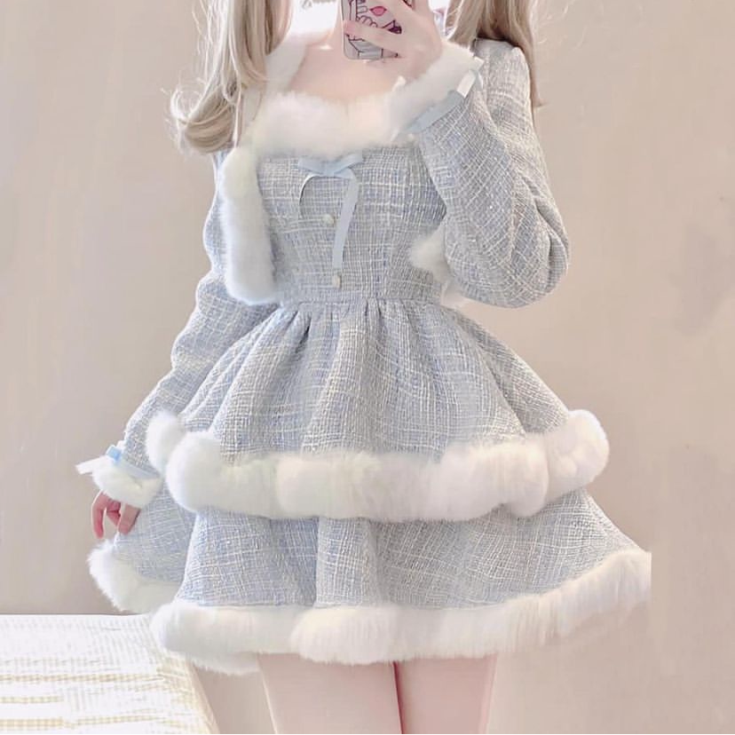 Cute and sweet blue suit HA2278