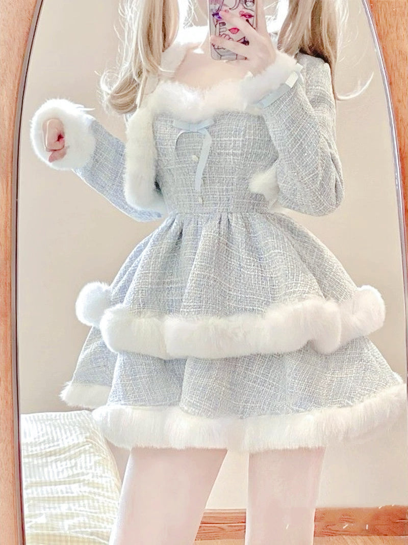 Cute and sweet blue suit HA2278