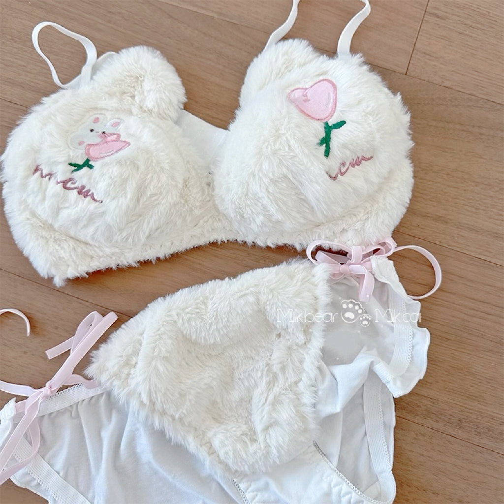 Plush love bunny underwear set HA2318
