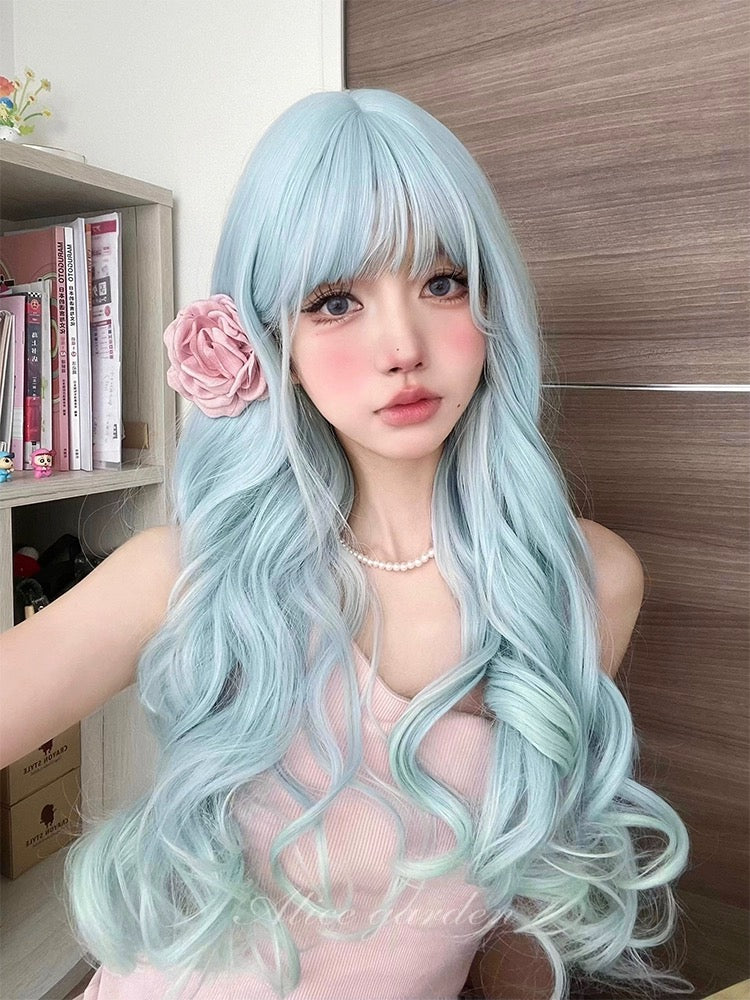 Sweet long curly wig HA2485