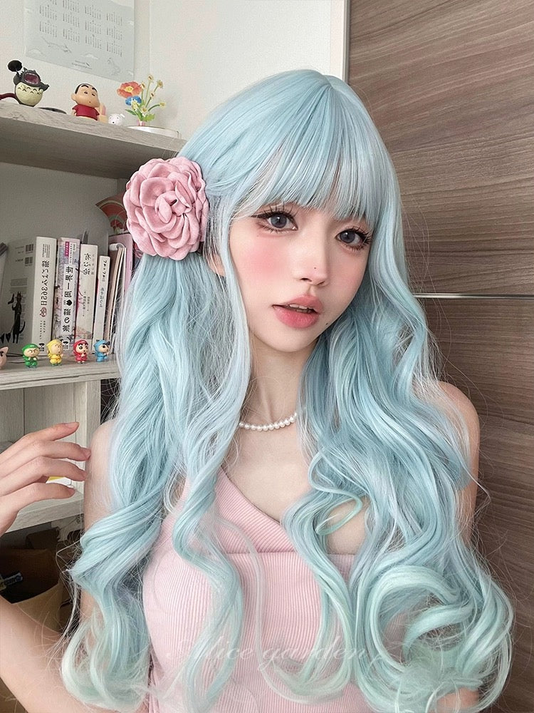 Sweet long curly wig HA2485