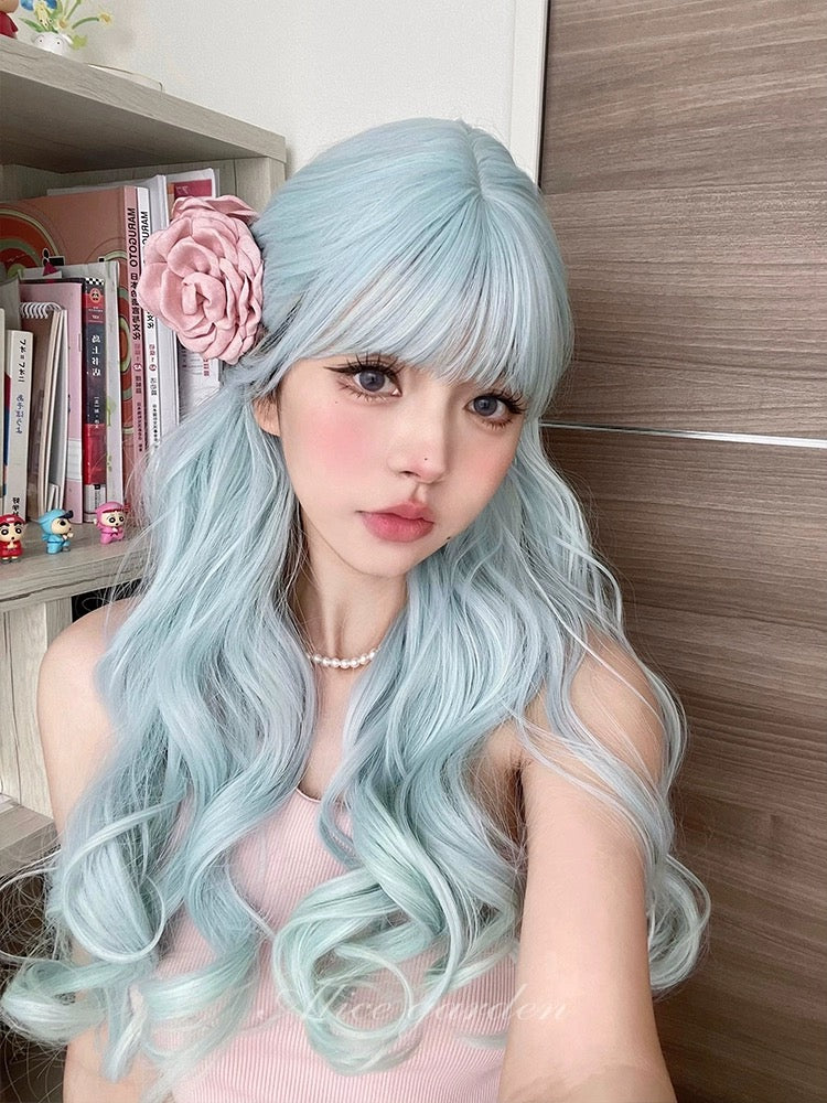 Sweet long curly wig HA2485