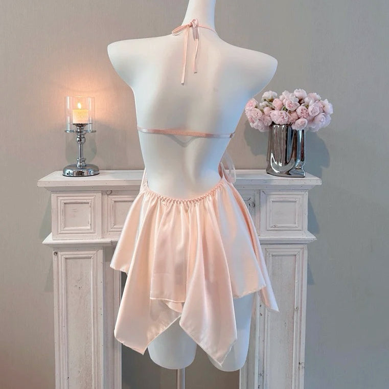 Pink bow dress HA2317