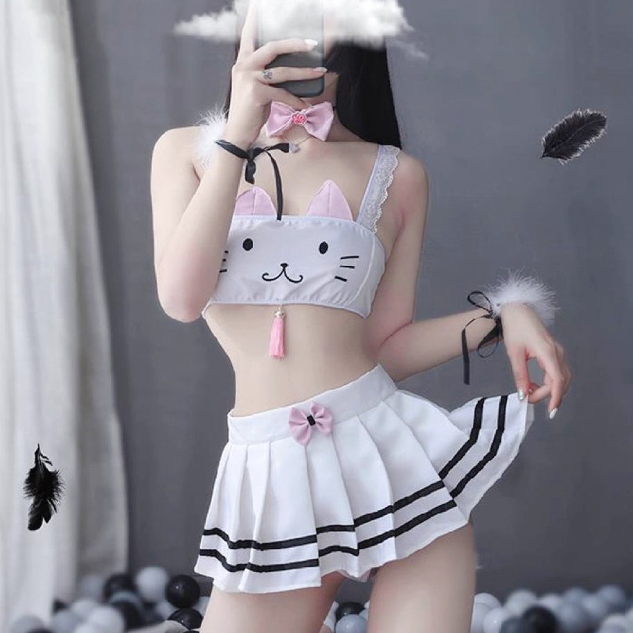 Cute and cute cos cat suit pajamas HA2082