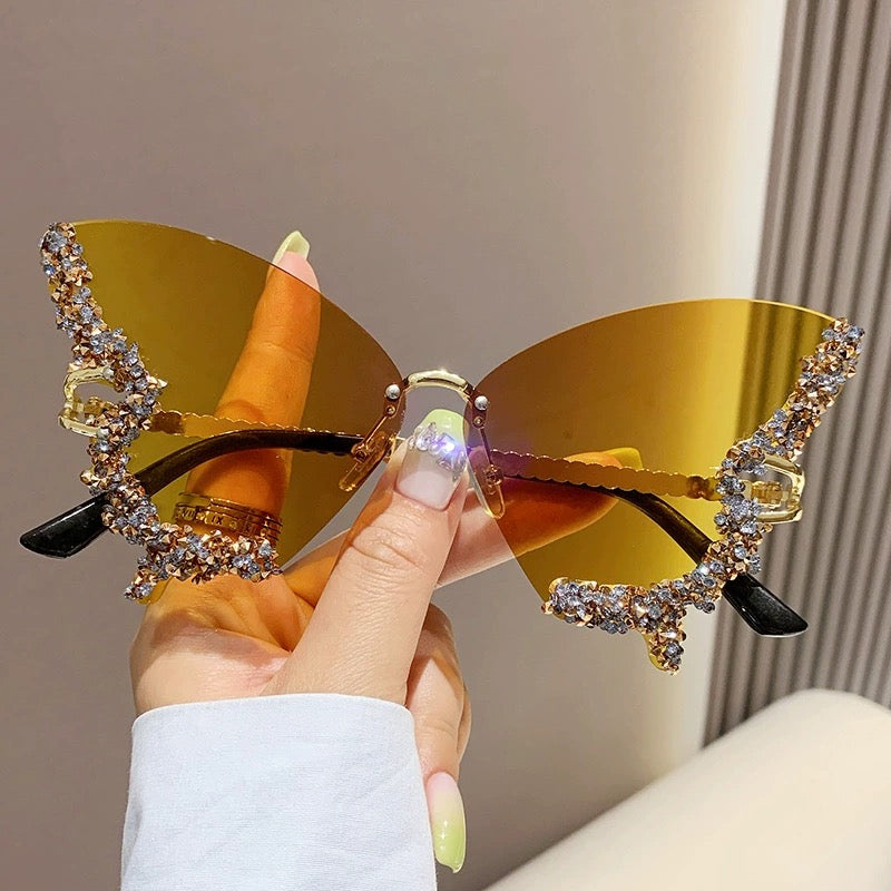 Diamond butterfly sunglasses HA2362