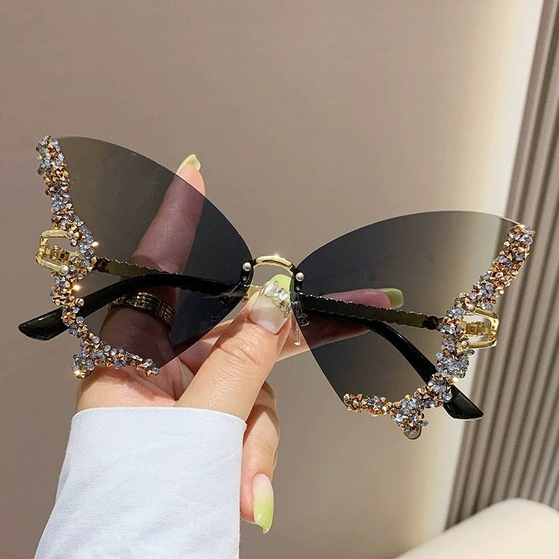 Diamond butterfly sunglasses HA2362