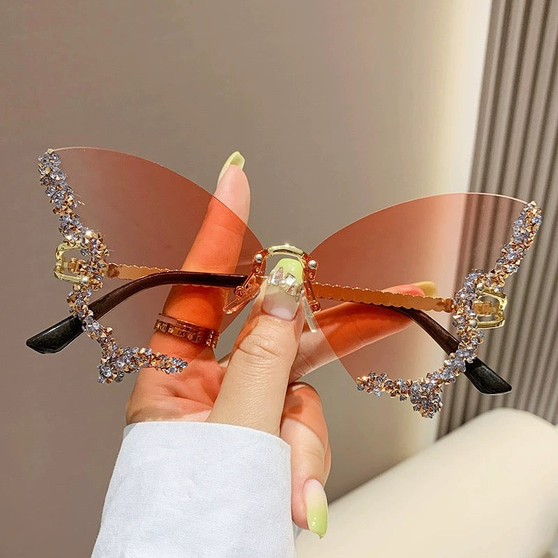 Diamond butterfly sunglasses HA2362