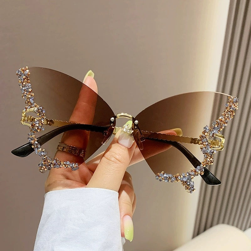 Diamond butterfly sunglasses HA2362