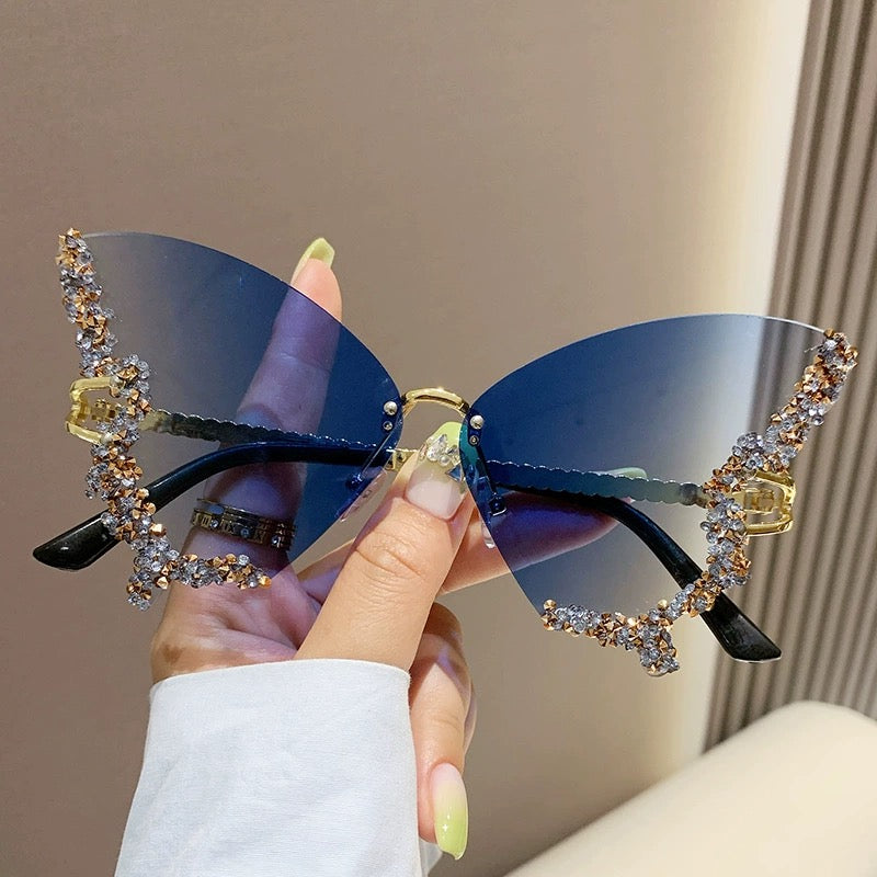 Diamond butterfly sunglasses HA2362