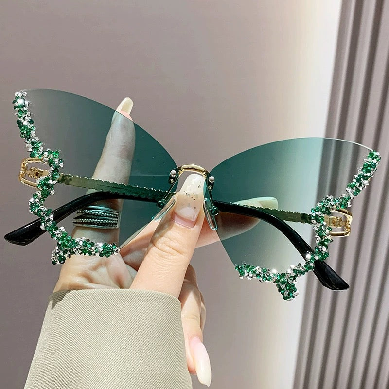 Diamond butterfly sunglasses HA2362