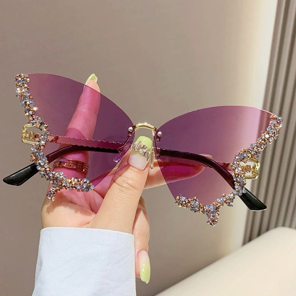 Diamond butterfly sunglasses HA2362