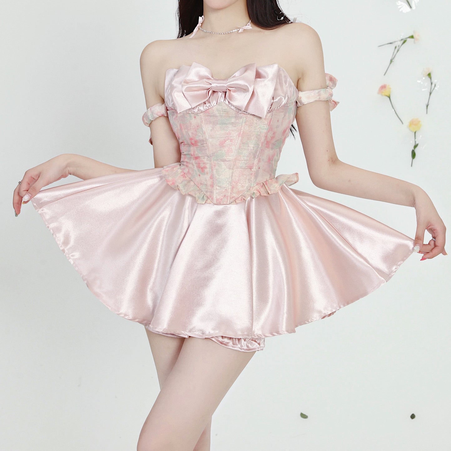 Pink Bow Dress HA1736