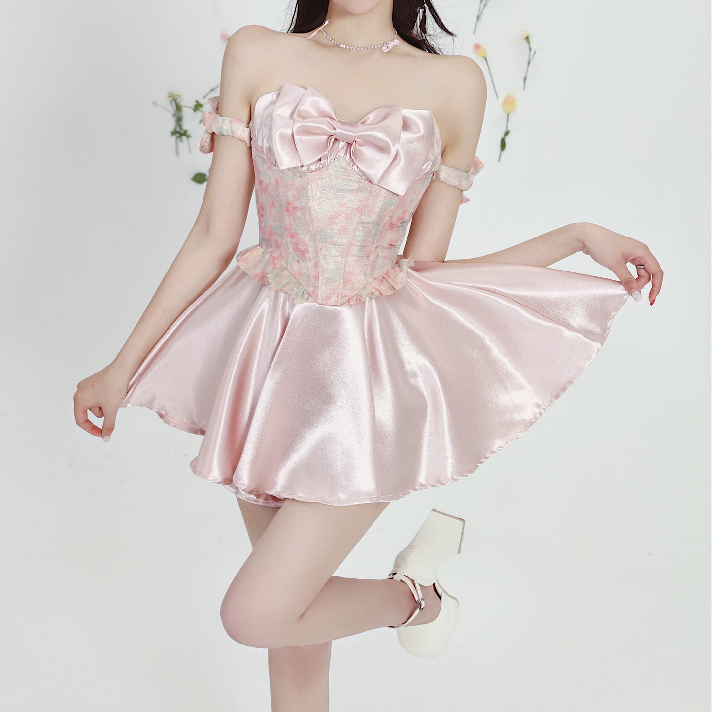Pink Bow Dress HA1736