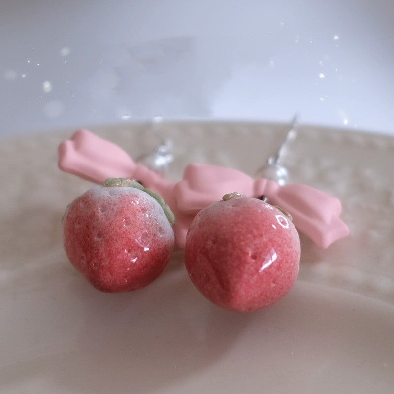 Sweet and cute bow earrings and ear clips HA1971