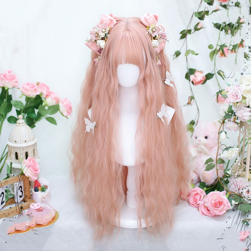 Pink cute soft girl with long hair HA1963