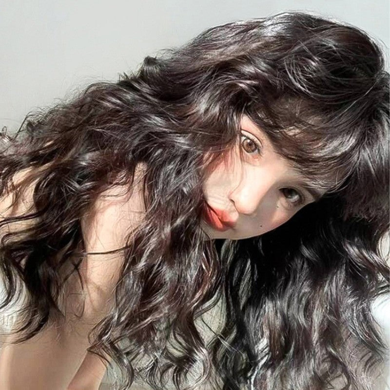 Hong Kong style wool curly wig   HA1891