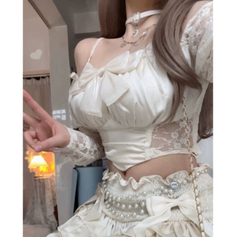 Sling Top Cake Short Skirt Two-Pack   HA1946