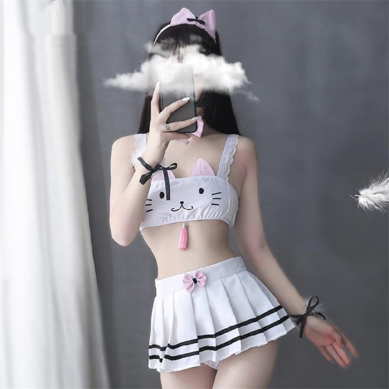 Cute and cute cos cat suit pajamas HA2082
