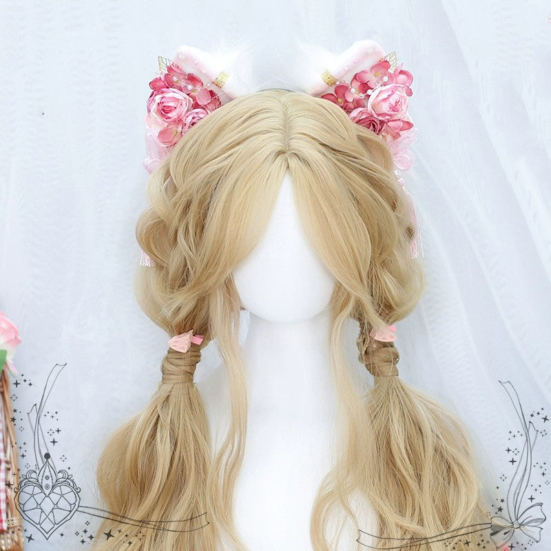 Linen Baitong long curly hair   HA1836