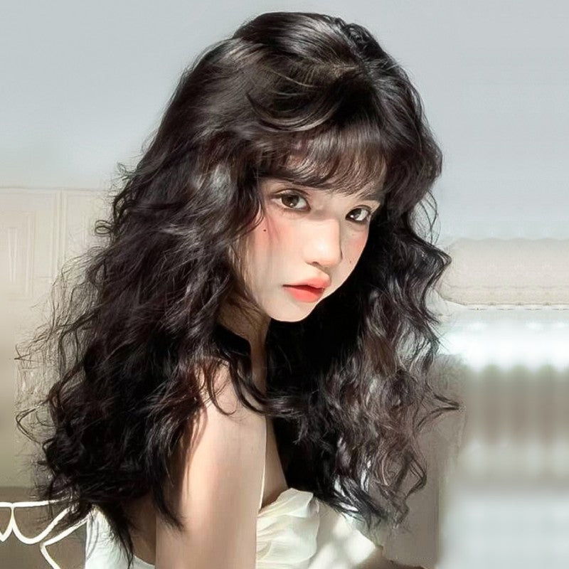 Hong Kong style wool curly wig   HA1891