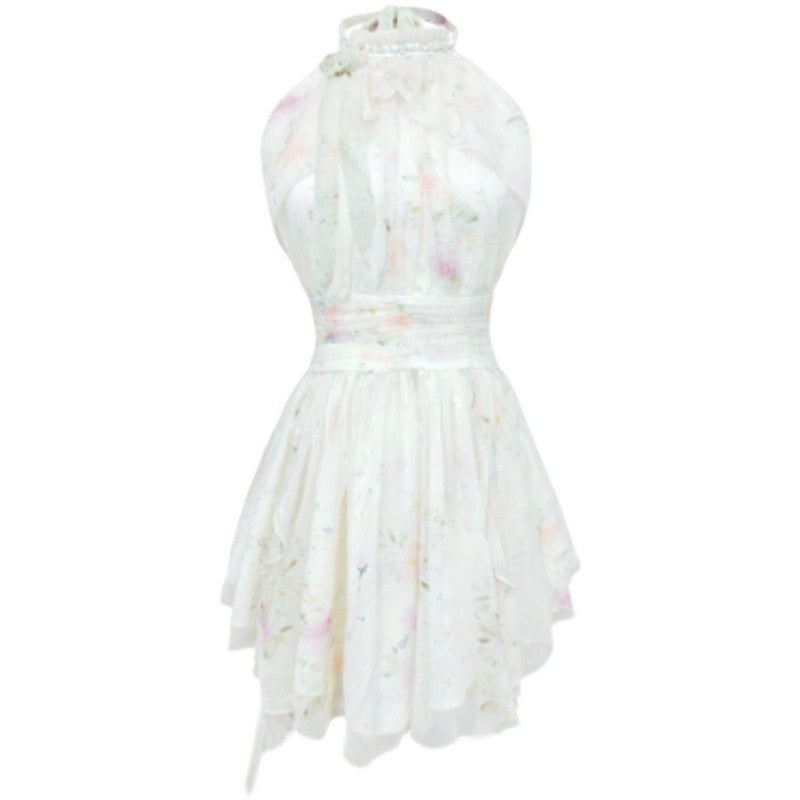 Floral halterneck dress HA2010
