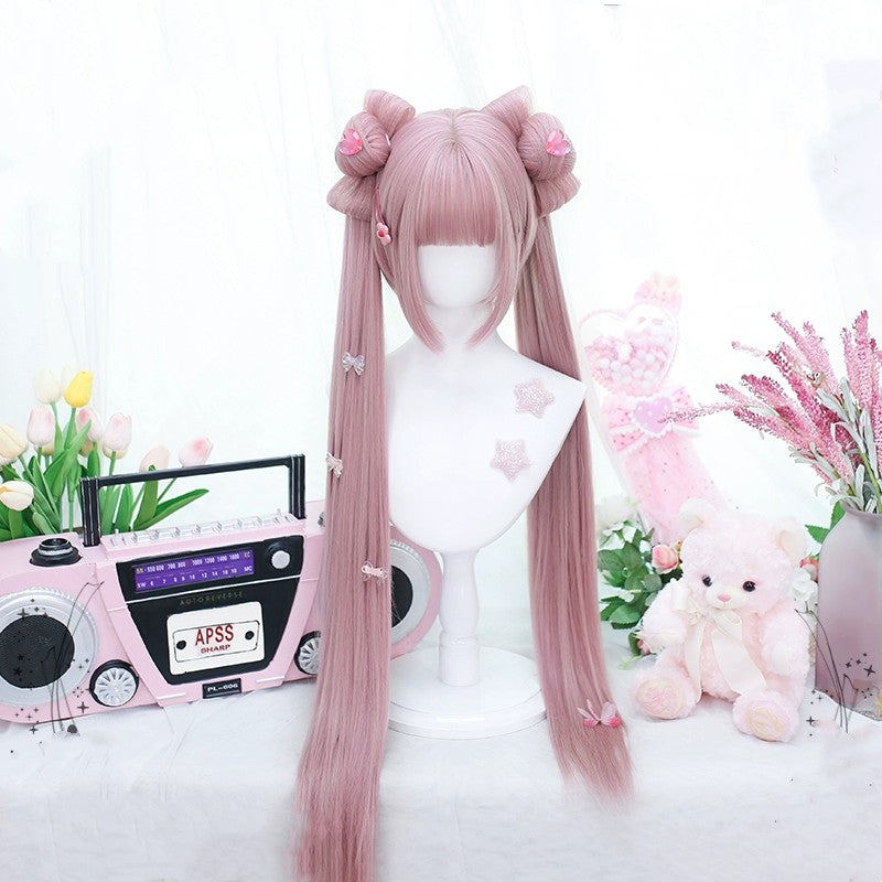 Natural Face Shaping Double Ponytail Wig   HA1935